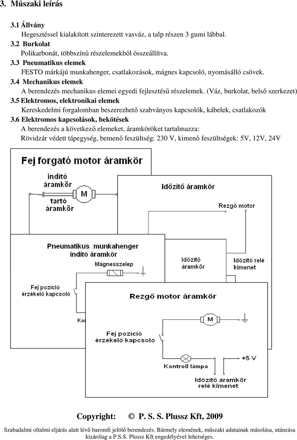 5 Elektromos, elektronikai elemek Kereskedelmi forgalomban beszerezhetı szabványos kapcsolók, kábelek, csatlakozók 3.