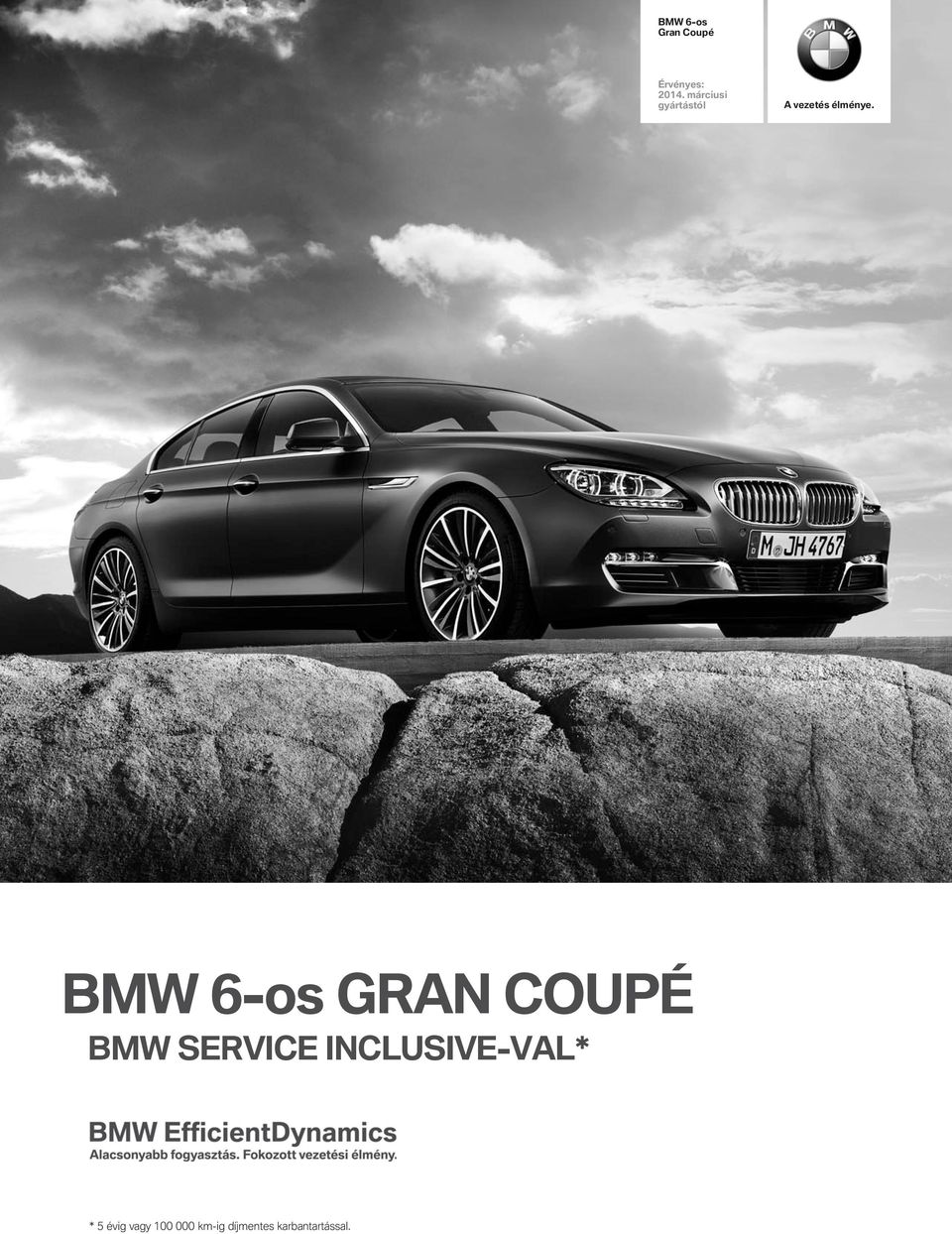 BMW 6-s GRaN CUpé BMW SERVICE