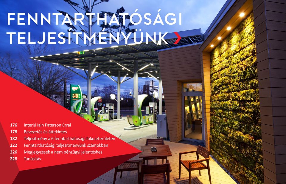 Fenntarthatósági teljesítményünk számokban 226