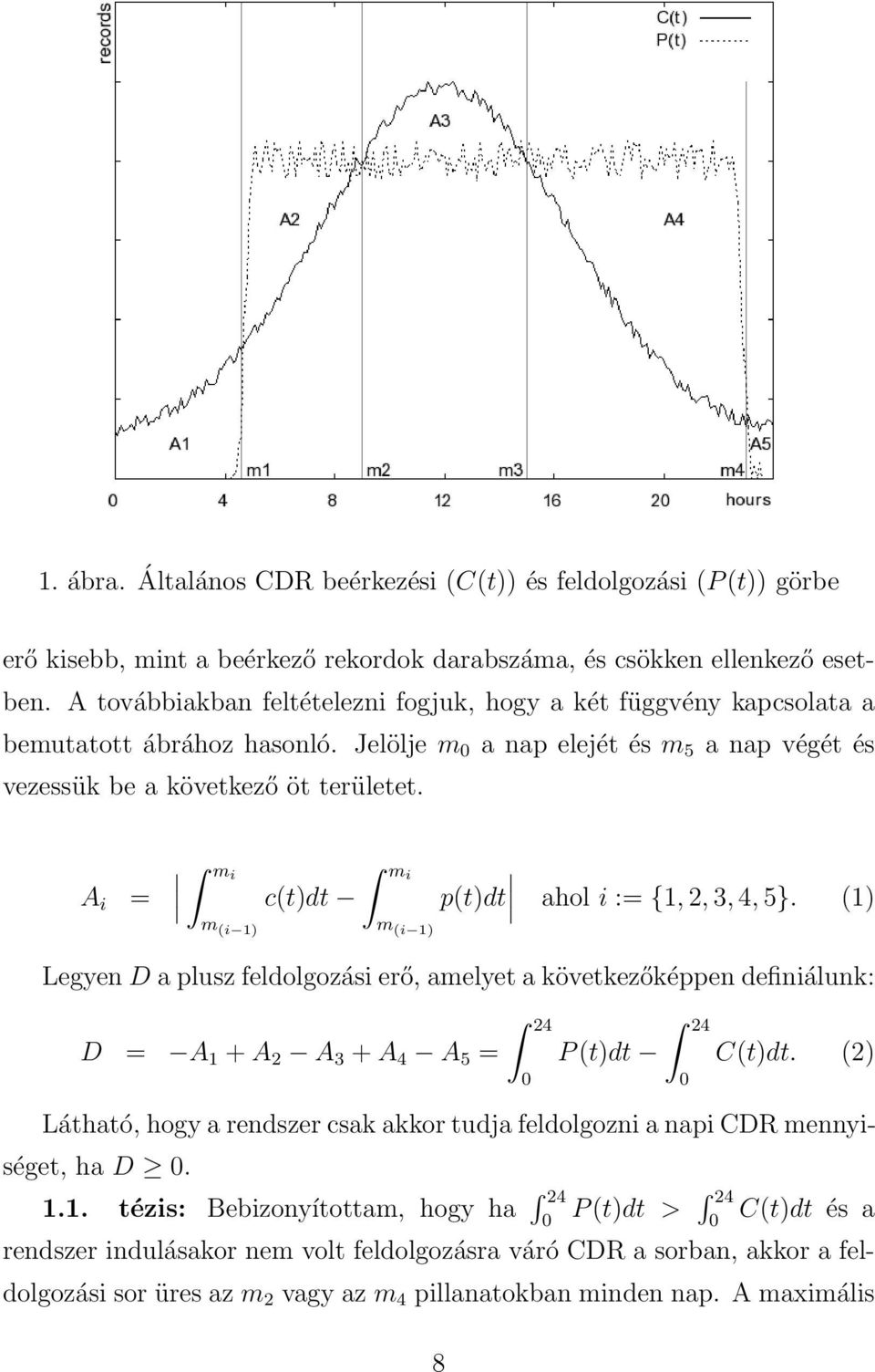 A i = mi m (i 1) c(t)dt mi p(t)dt ahol i := {1, 2, 3, 4, 5}.