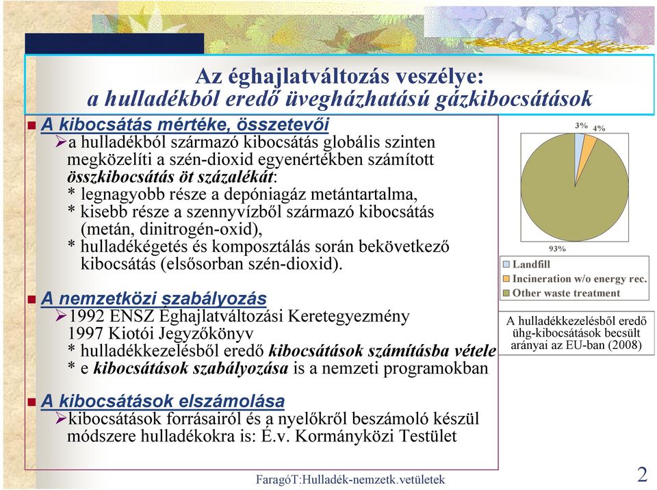 komposztálás során bekövetkező kibocsátás (elsősorban szén-dioxid).
