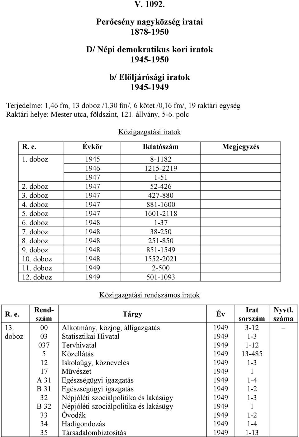 doboz 948-37 7. doboz 948 38