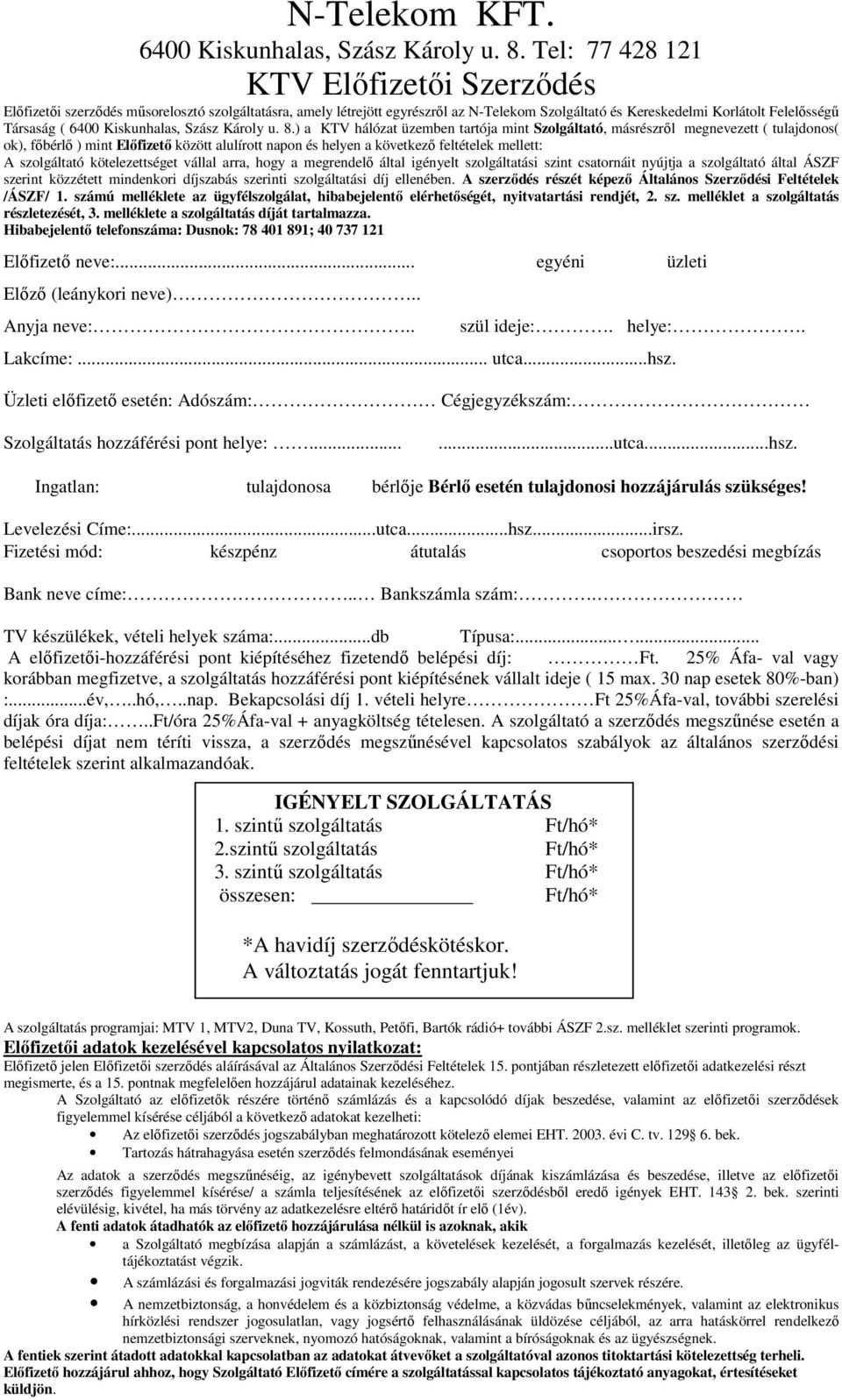 Kiskunhalas, Szász Károly u. 8.