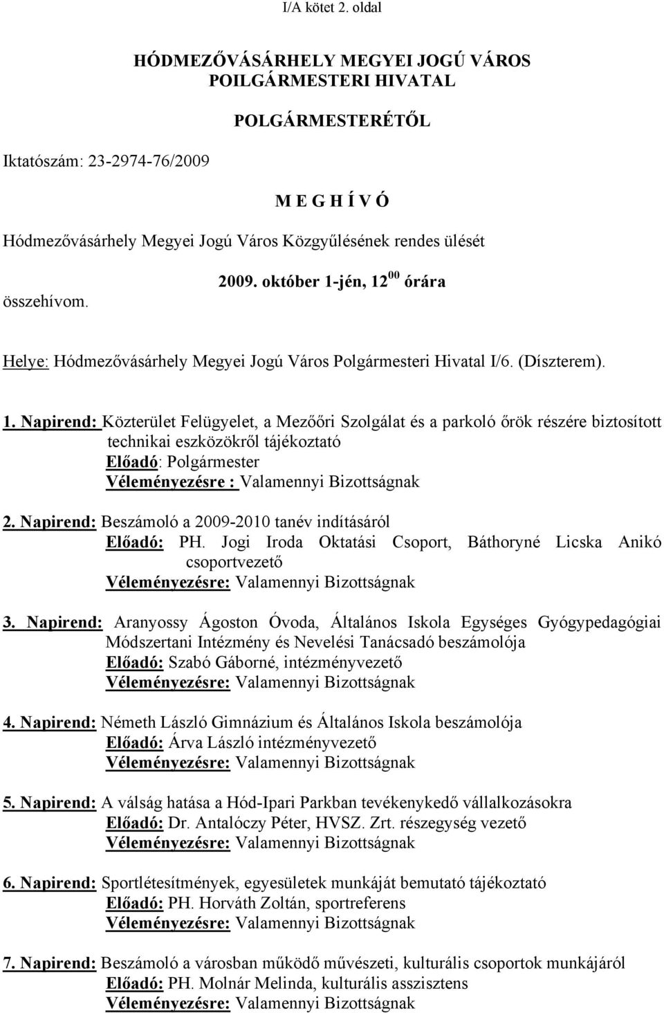 2009. október 1-