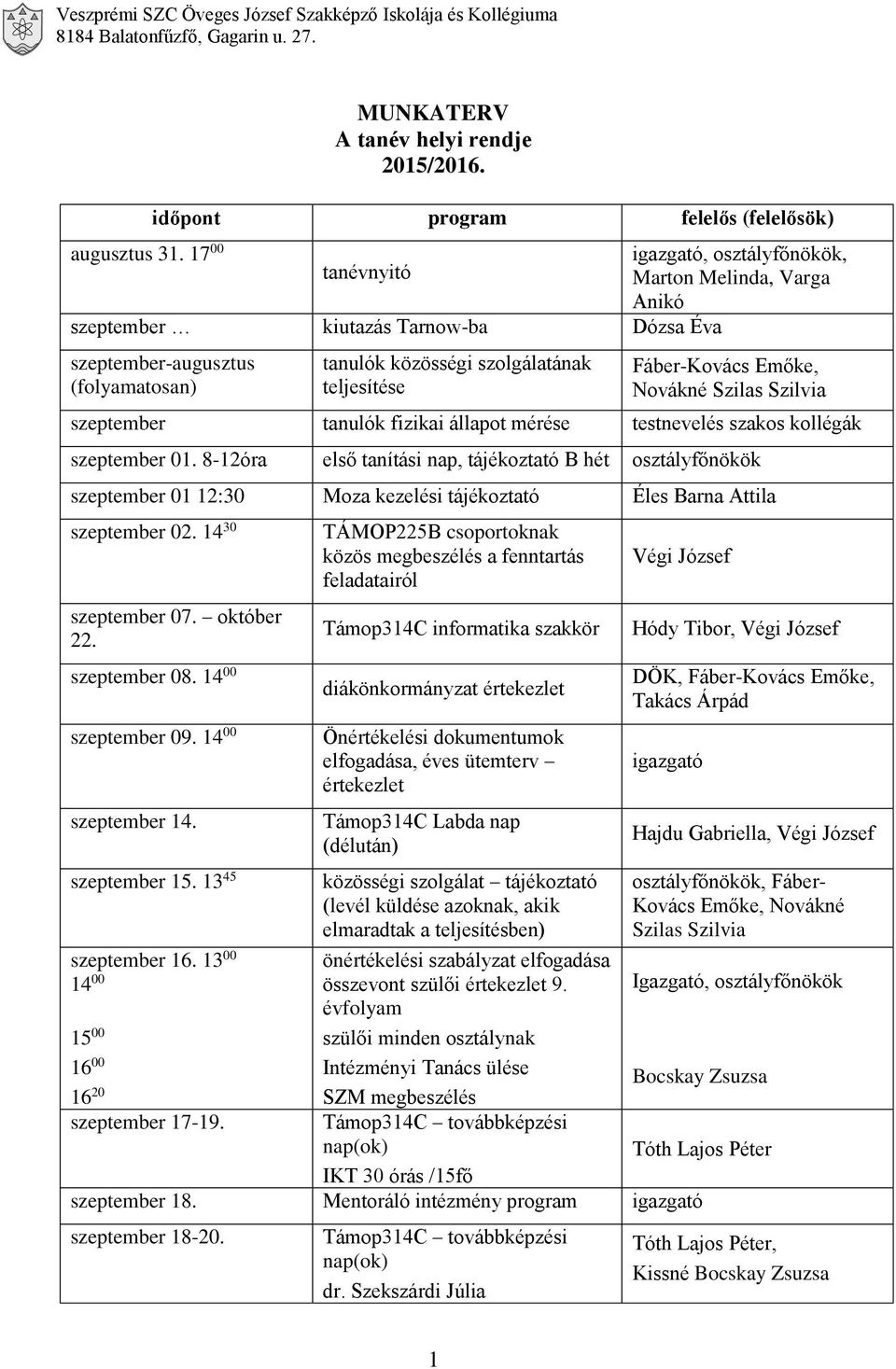 Emőke, Novákné Szilas Szilvia szeptember tanulók fizikai állapot mérése testnevelés szakos kollégák szeptember 01.