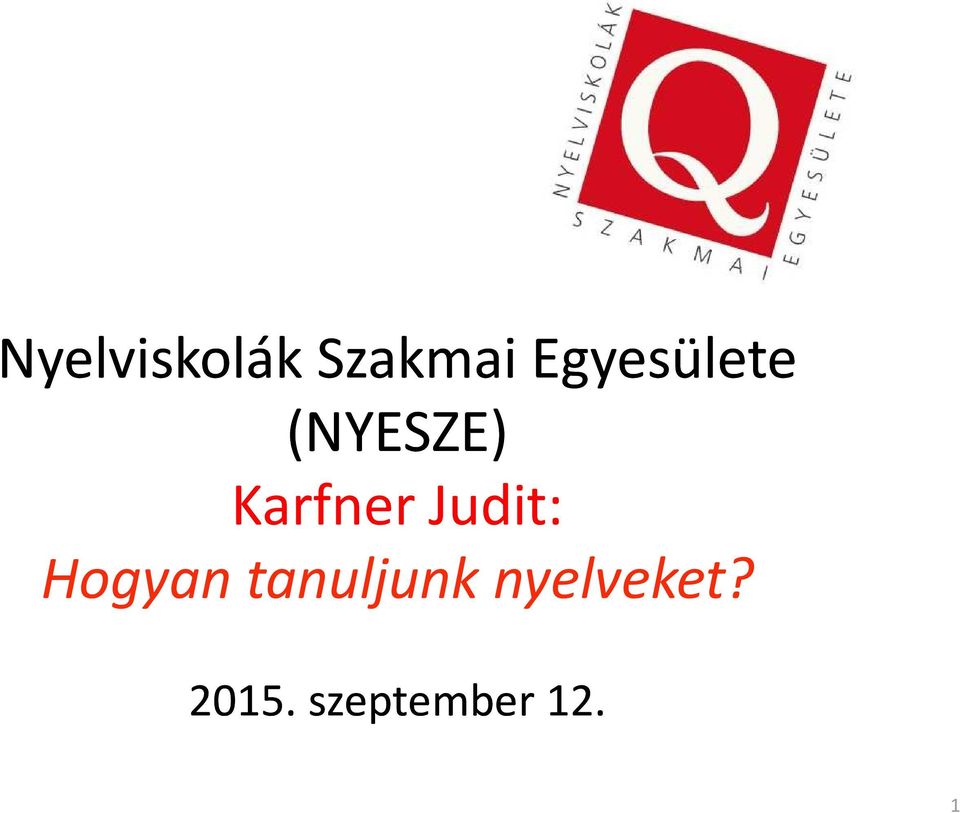 Karfner Judit: Hogyan