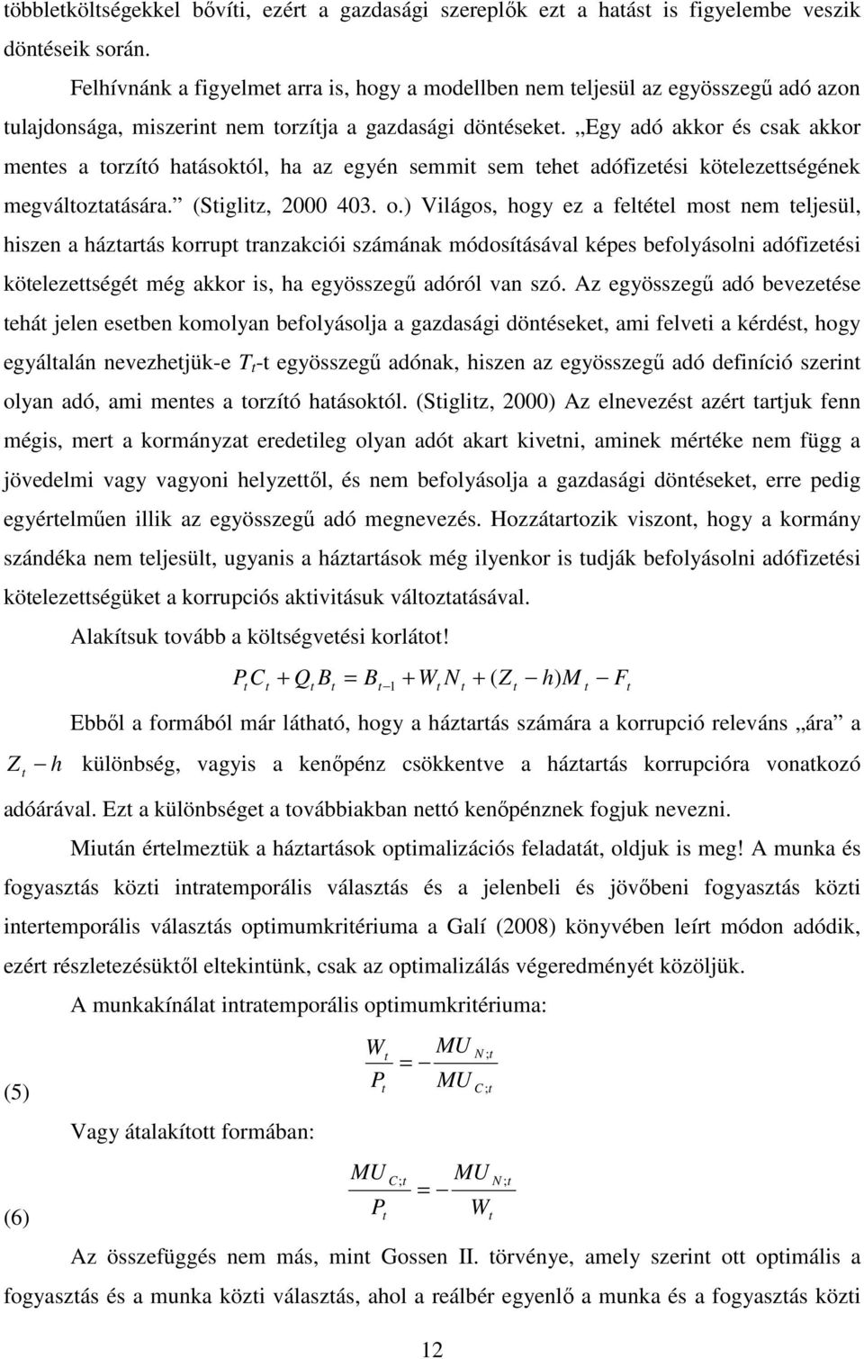Egy adó akkor és csak akkor menes a or