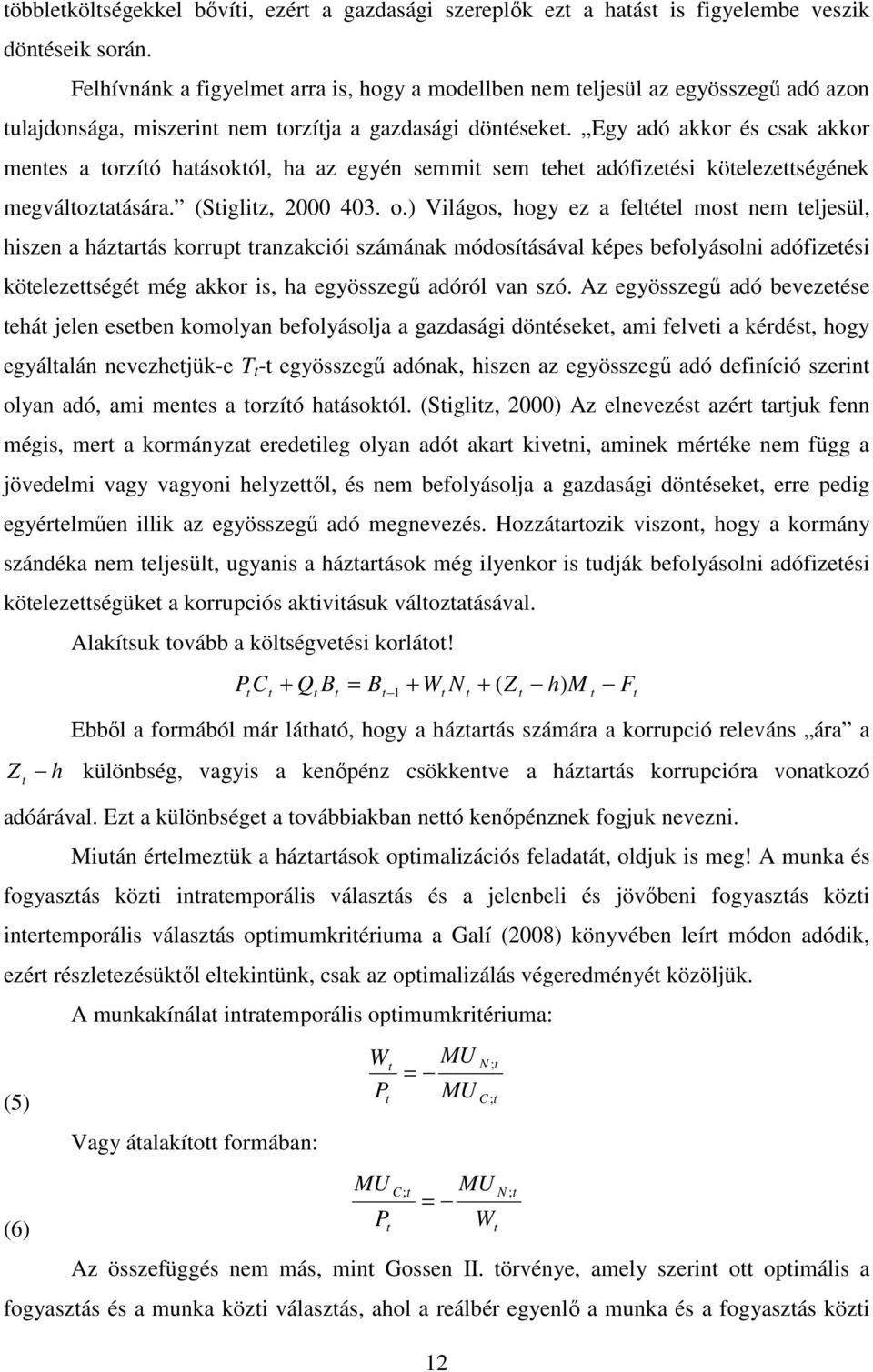 Egy adó akkor és csak akkor menes a or