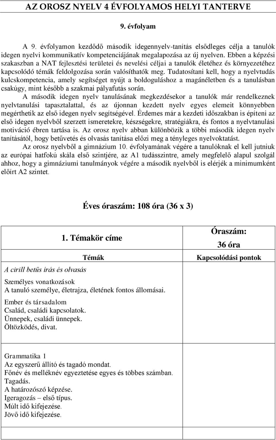 Tudatosítani kell, hogy a nyelvtudás kulcskompetencia, amely segítséget nyújt a boldoguláshoz a magánéletben és a tanulásban csakúgy, mint később a szakmai pályafutás során.