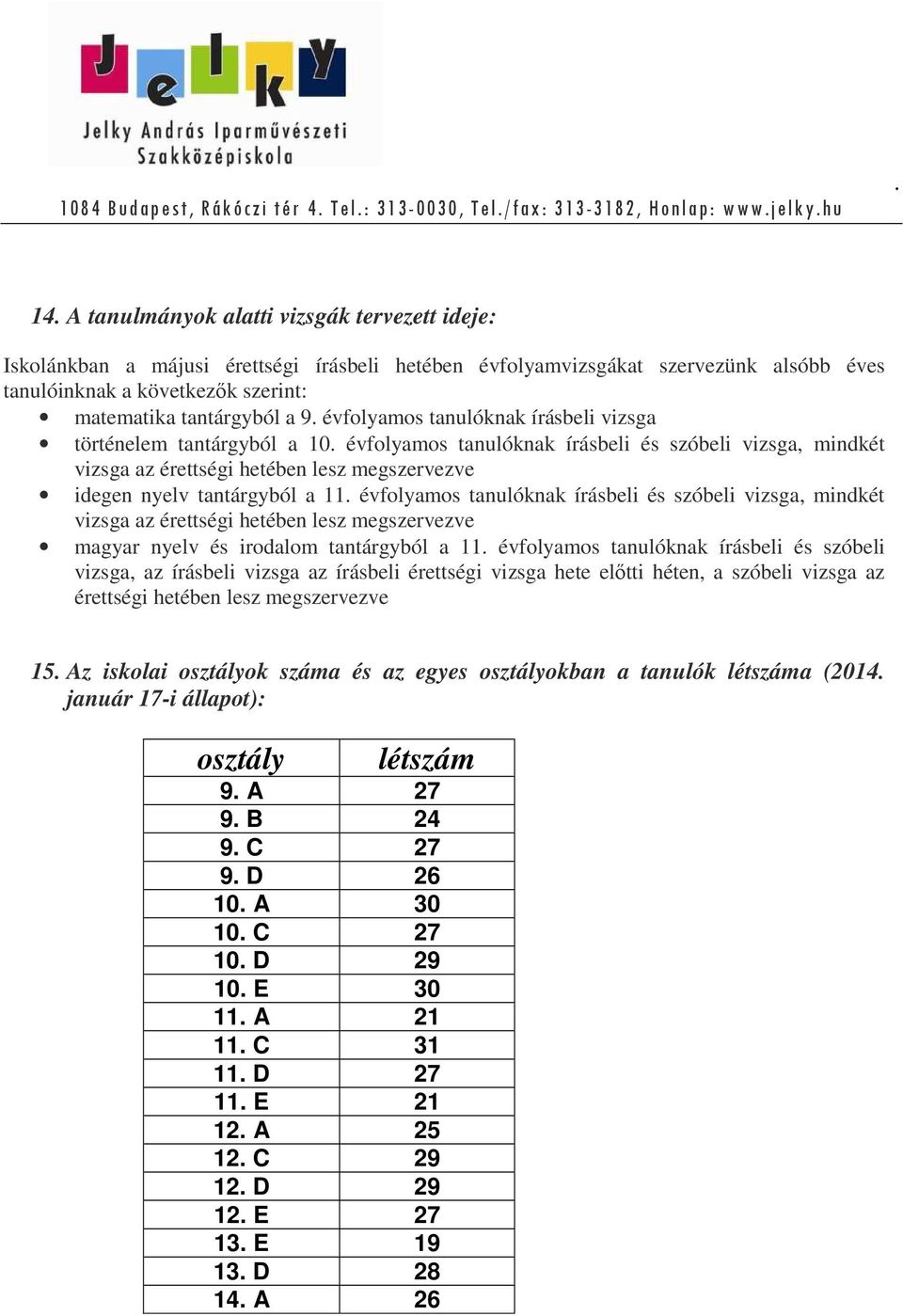 évfolyamos tanulóknak írásbeli és szóbeli vizsga, mindkét vizsga az érettségi hetében lesz megszervezve magyar nyelv és irodalom tantárgyból a 11 évfolyamos tanulóknak írásbeli és szóbeli vizsga, az