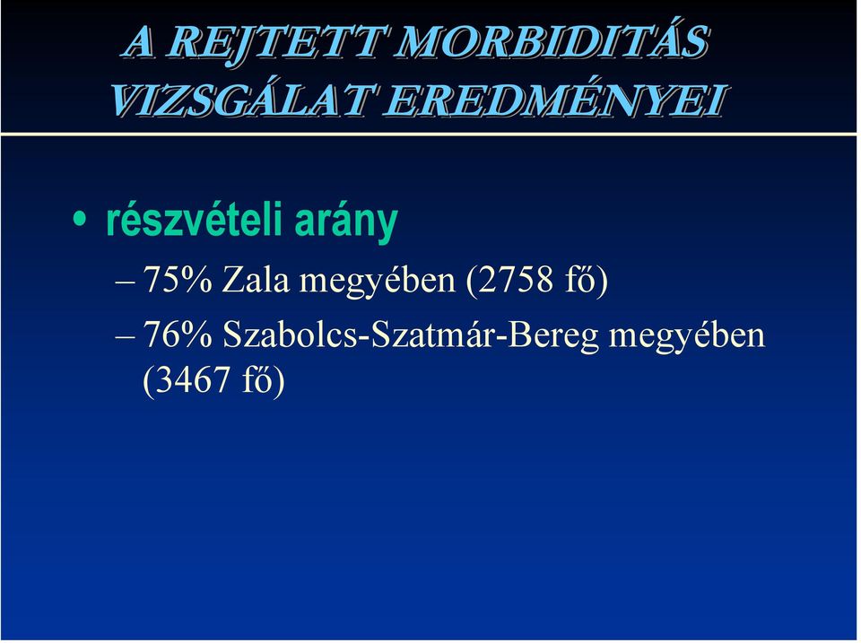 Zala megyében (2758 fő) 76%