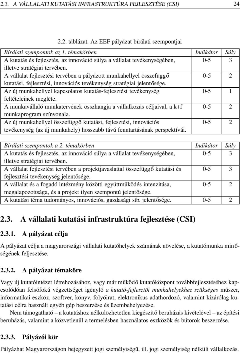 A vállalat fejlesztési tervében a pályázott munkahellyel összefüggő 0-5 2 kutatási, fejlesztési, innovációs tevékenység stratégiai jelentősége.