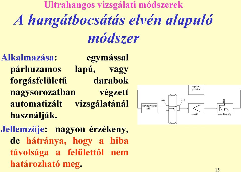 vizsgálatánál használják.