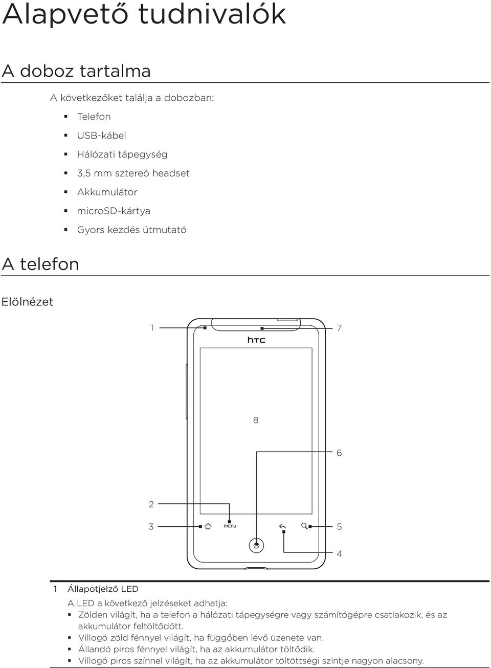 ha a telefon a hálózati tápegységre vagy számítógépre csatlakozik, és az akkumulátor feltöltődött.