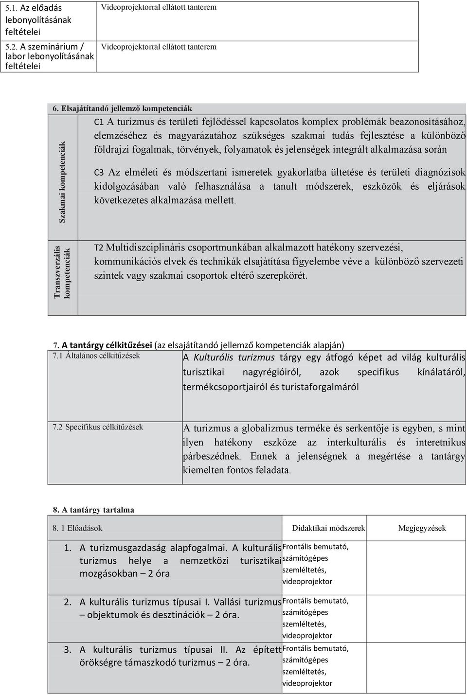 fejlesztése a különböző földrajzi fogalmak, törvények, folyamatok és jelenségek integrált alkalmazása során C3 Az elméleti és módszertani ismeretek gyakorlatba ültetése és területi diagnózisok