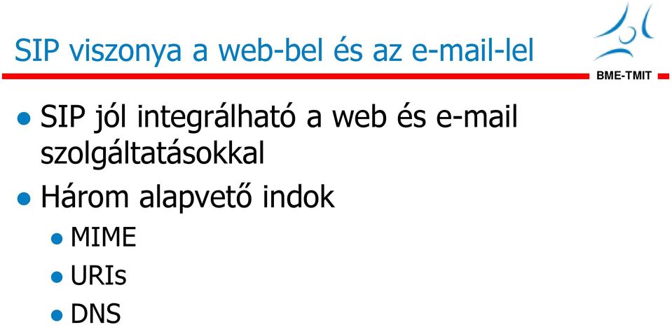 a web és e-mail
