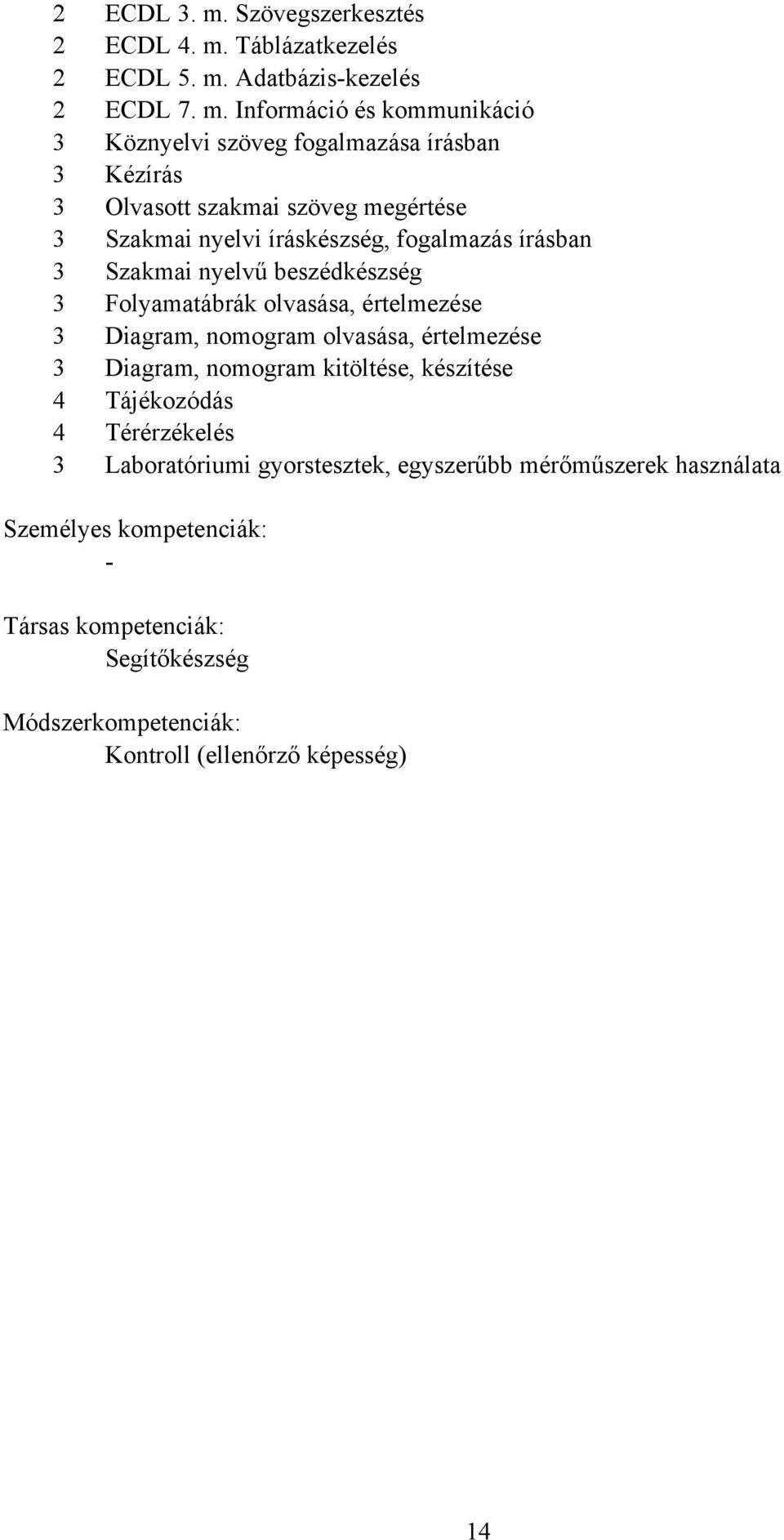 Táblázatkezelés 2 EDL 5. m.