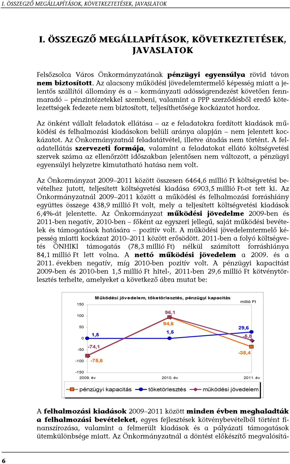 kötelezettségek fedezete nem biztosított, teljesíthetősége kockázatot hordoz.