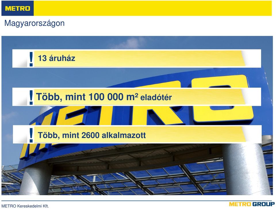 100 000 m² eladótér
