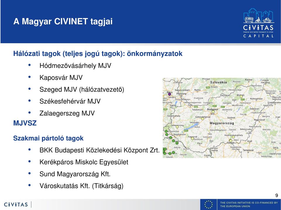 Zalaegerszeg MJV MJVSZ Szakmai pártoló tagok BKK Budapesti Közlekedési Központ