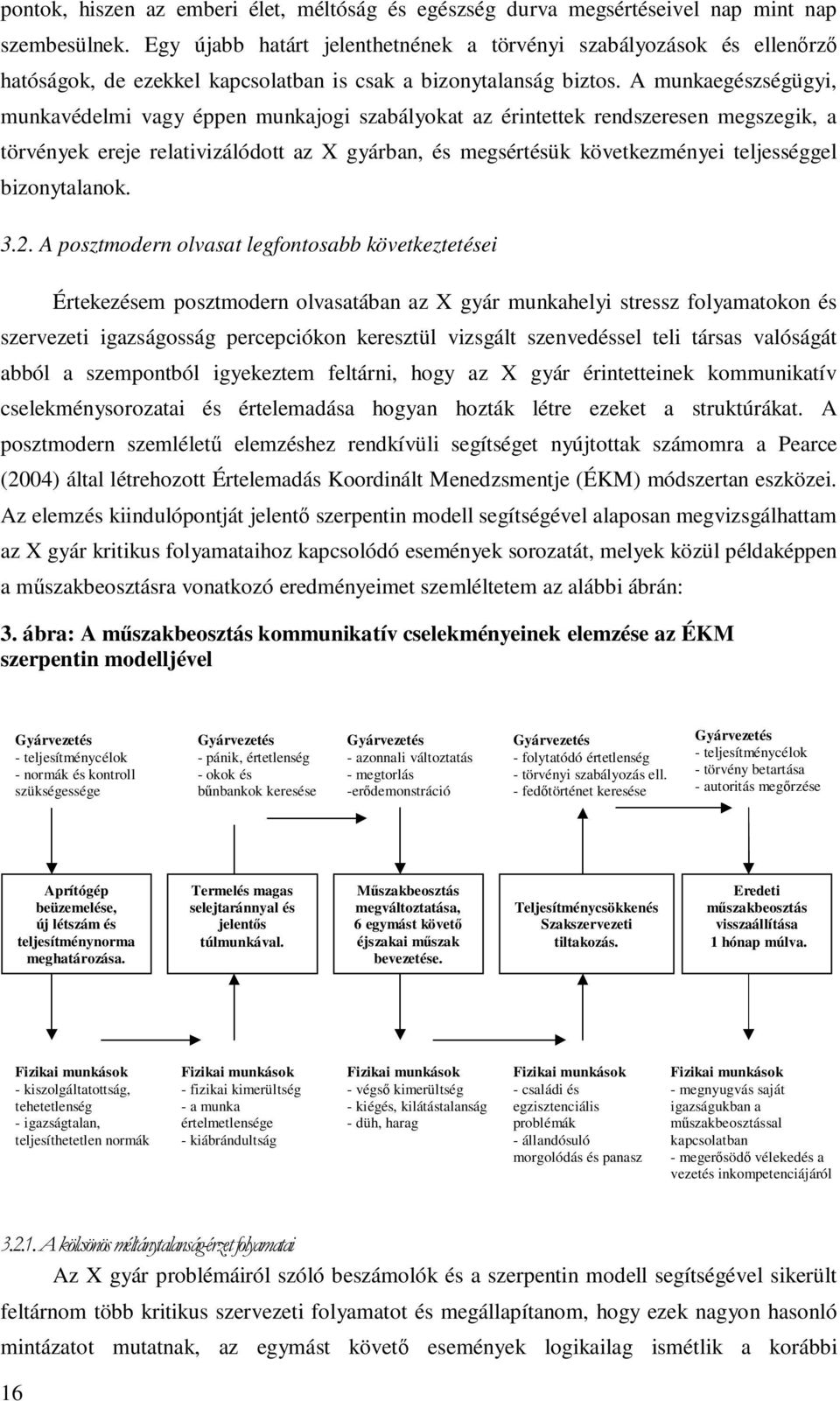 A munkaegészségügyi, munkavédelmi vagy éppen munkajogi szabályokat az érintettek rendszeresen megszegik, a törvények ereje relativizálódott az X gyárban, és megsértésük következményei teljességgel