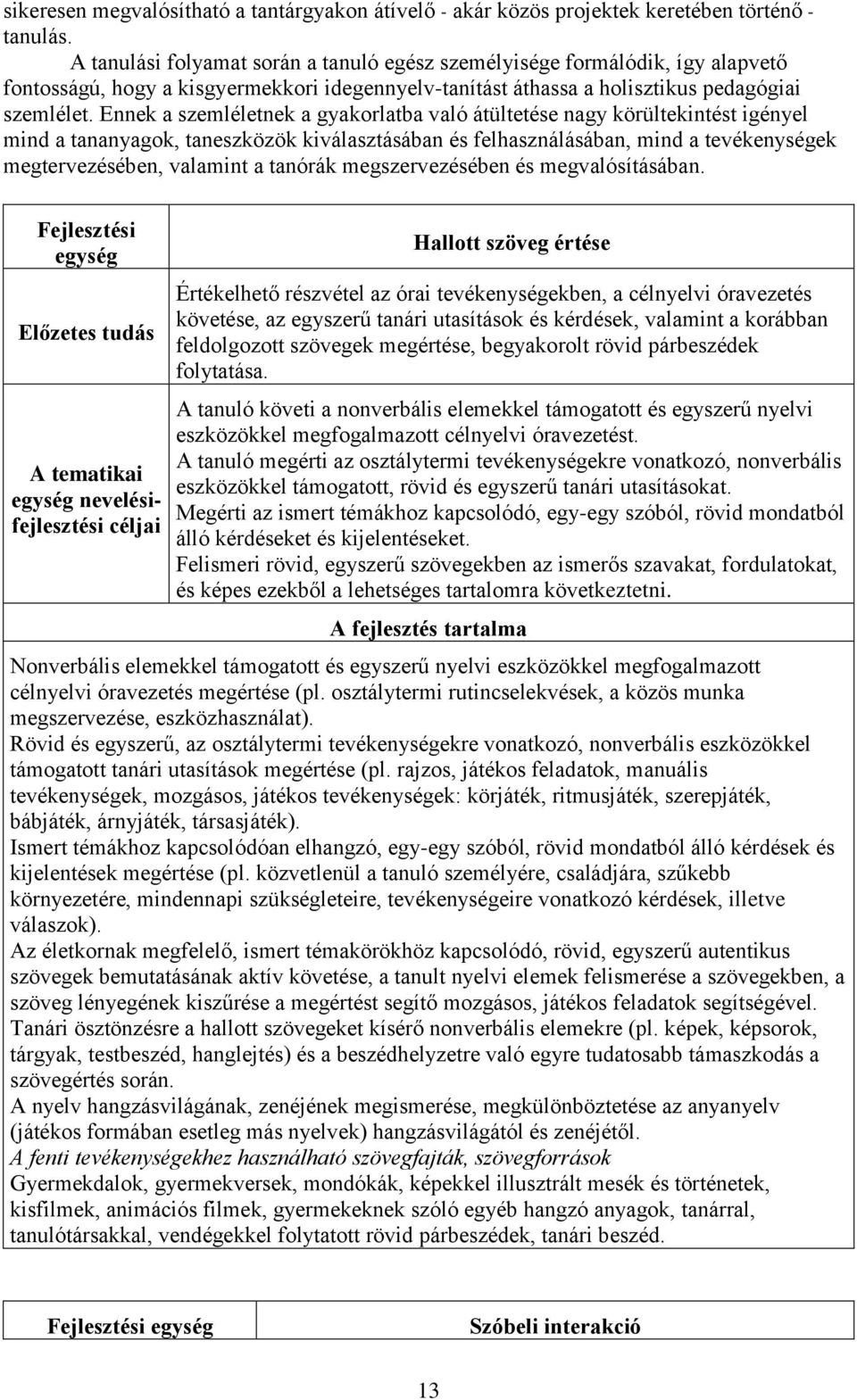 Ennek a szemléletnek a gyakorlatba való átültetése nagy körültekintést igényel mind a tananyagok, taneszközök kiválasztásában és felhasználásában, mind a tevékenységek megtervezésében, valamint a