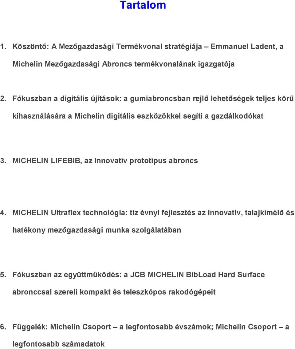 MICHELIN LIFEBIB, az innovatív prototípus abroncs 4.
