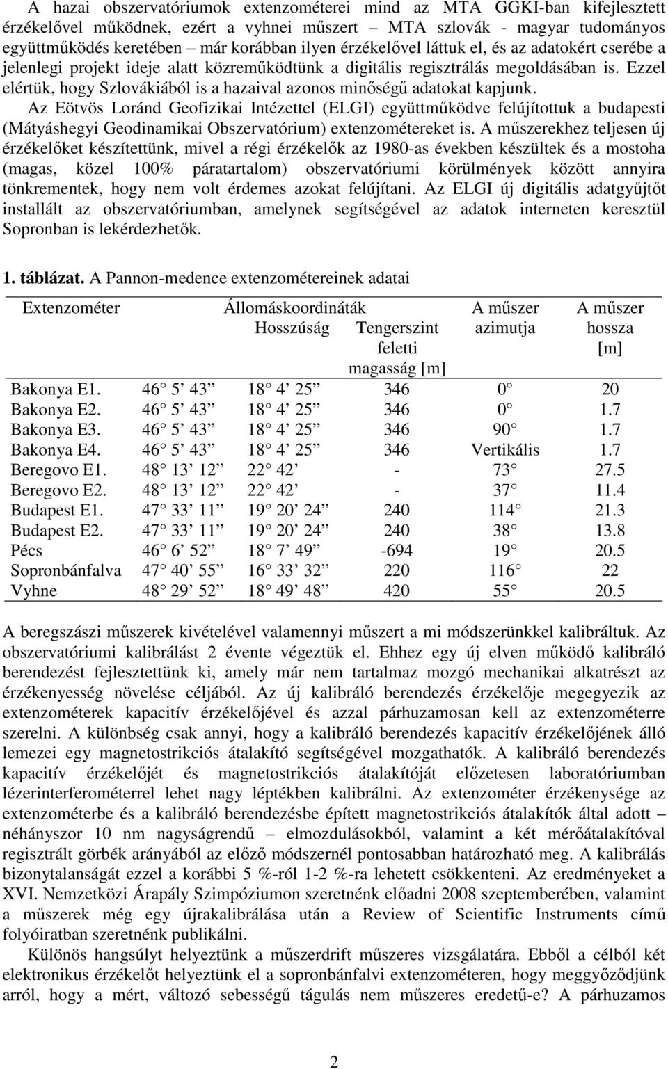 Ezzel elértük, hogy Szlovákiából is a hazaival azonos minőségű adatokat kapjunk.