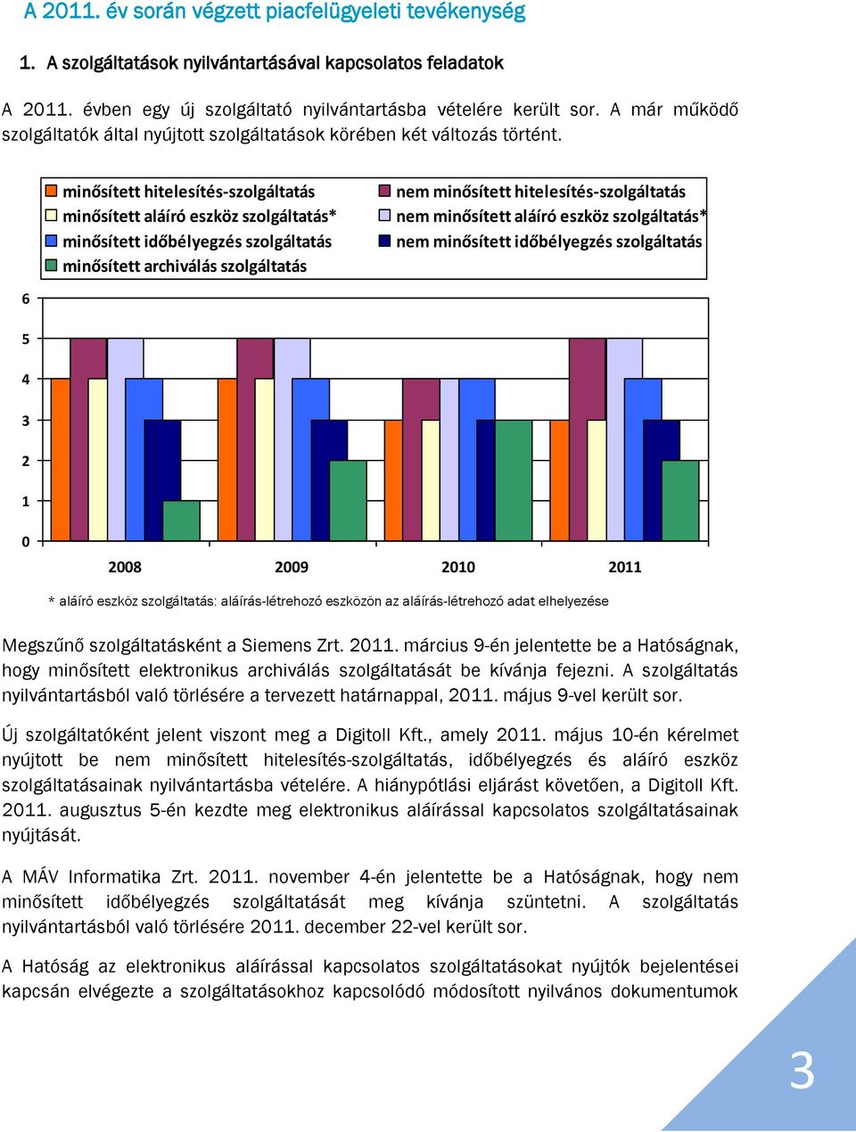 minősített hitelesítés-szolgáltatás minősített aláíró eszköz szolgáltatás* minősített időbélyegzés szolgáltatás minősített archiválás szolgáltatás nem minősített hitelesítés-szolgáltatás nem