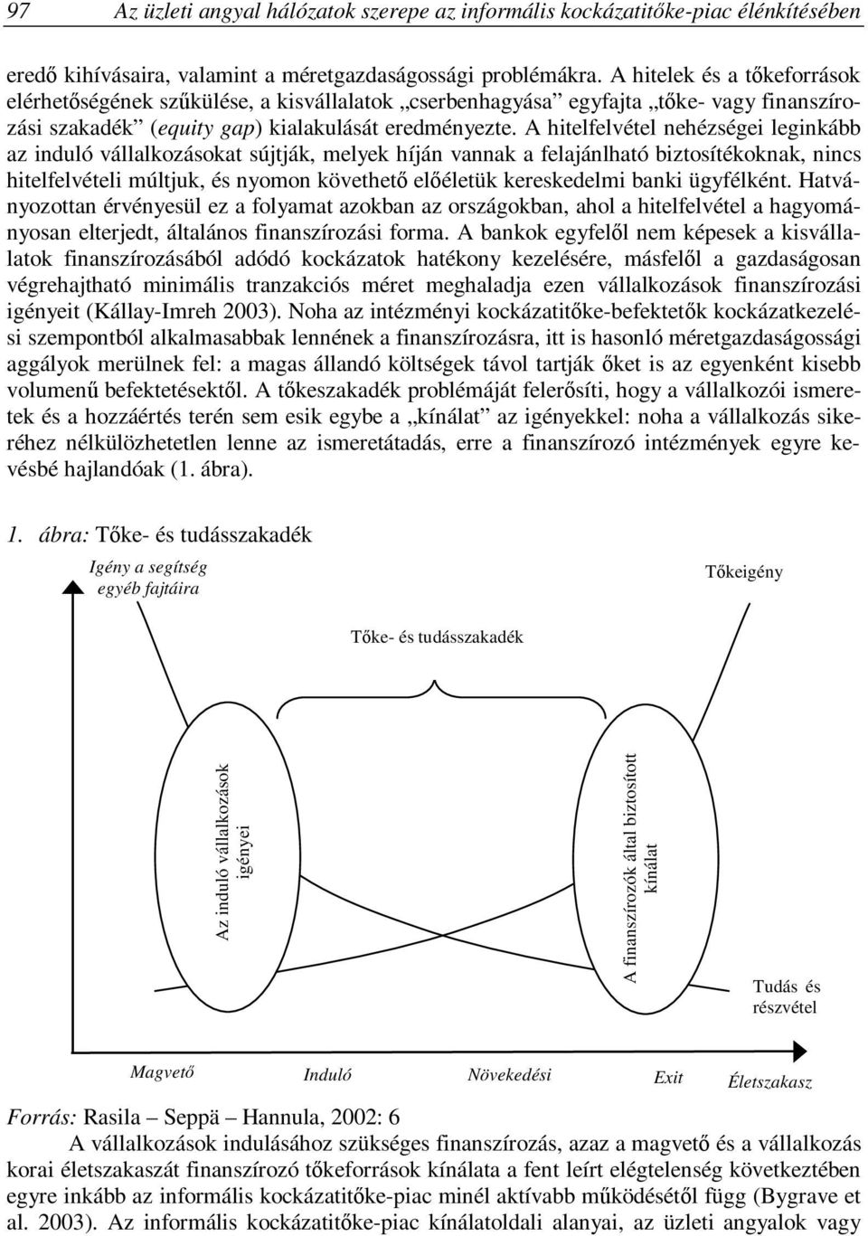 A hitelfelvétel nehézségei leginkább az induló vállalkozásokat sújtják, melyek híján vannak a felajánlható biztosítékoknak, nincs hitelfelvételi múltjuk, és nyomon követhető előéletük kereskedelmi