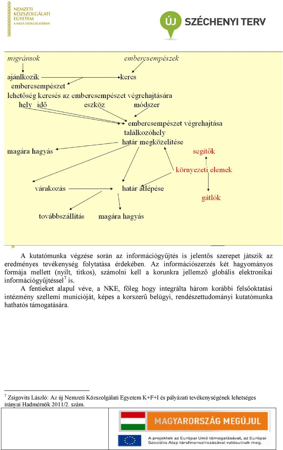 A fentieket alapul véve, a NKE, főleg hogy integrálta három korábbi felsőoktatási intézmény szellemi munícióját, képes a korszerű belügyi,