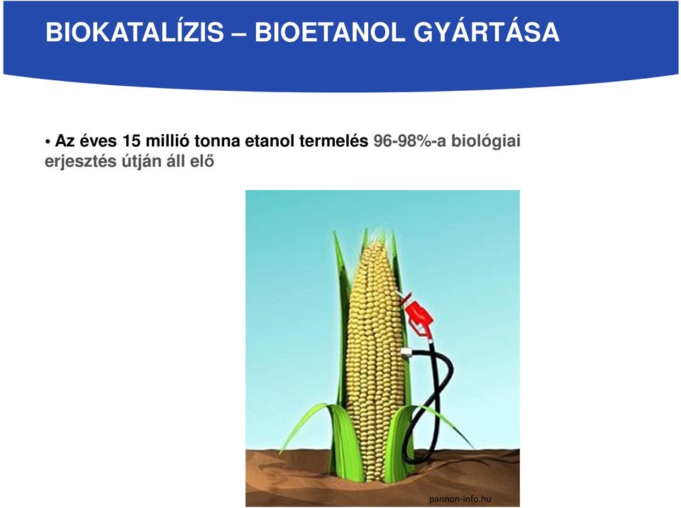 termelés 96-98%-a biológiai