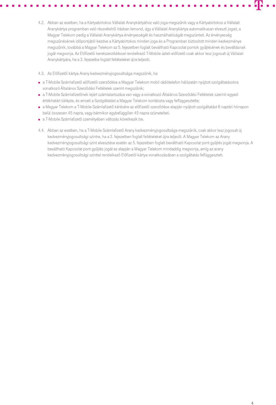 Vállalati Aranykártya programszabályzat - PDF Ingyenes letöltés
