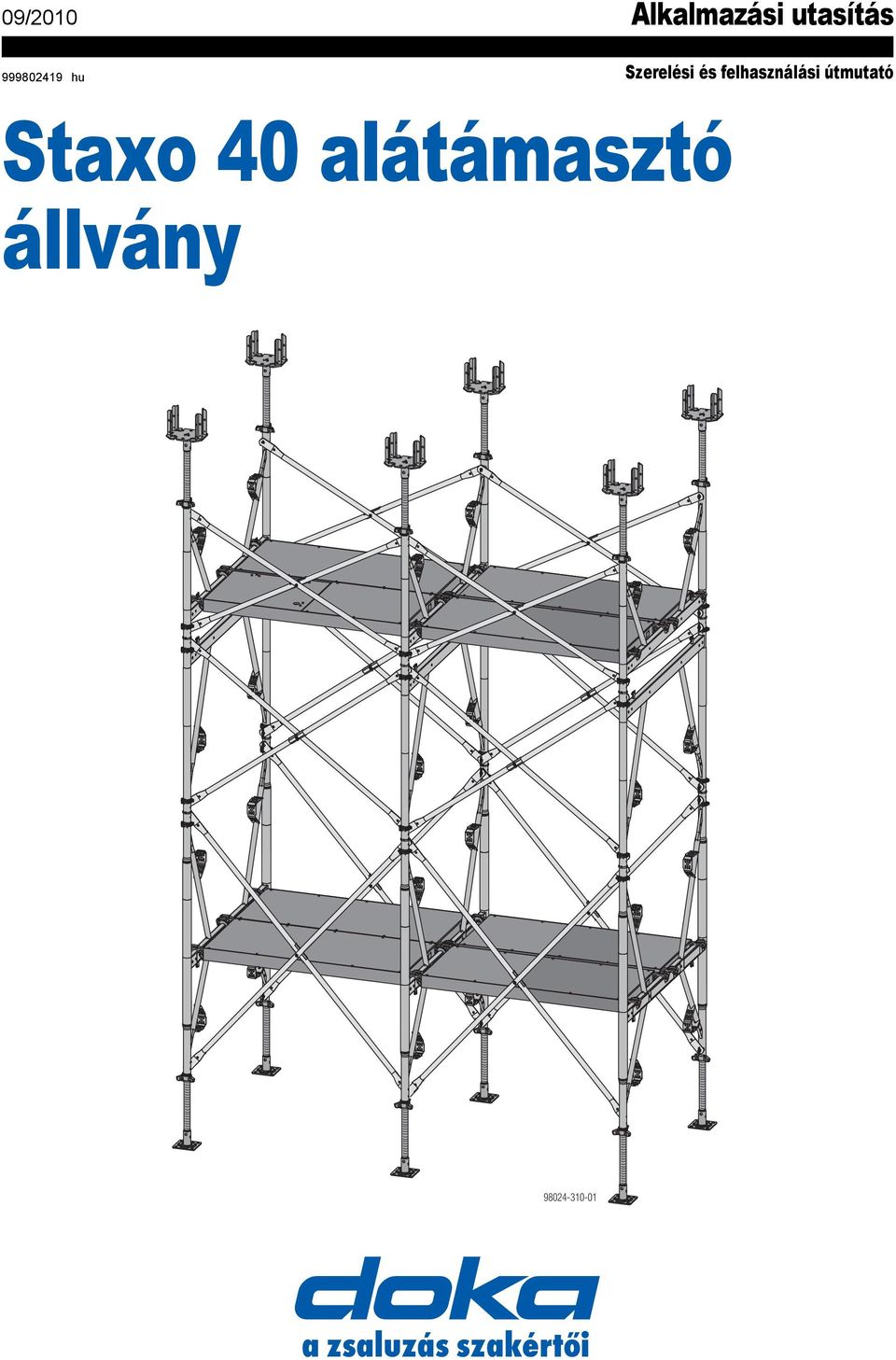 Staxo 40 alátámasztó állvány - PDF Ingyenes letöltés