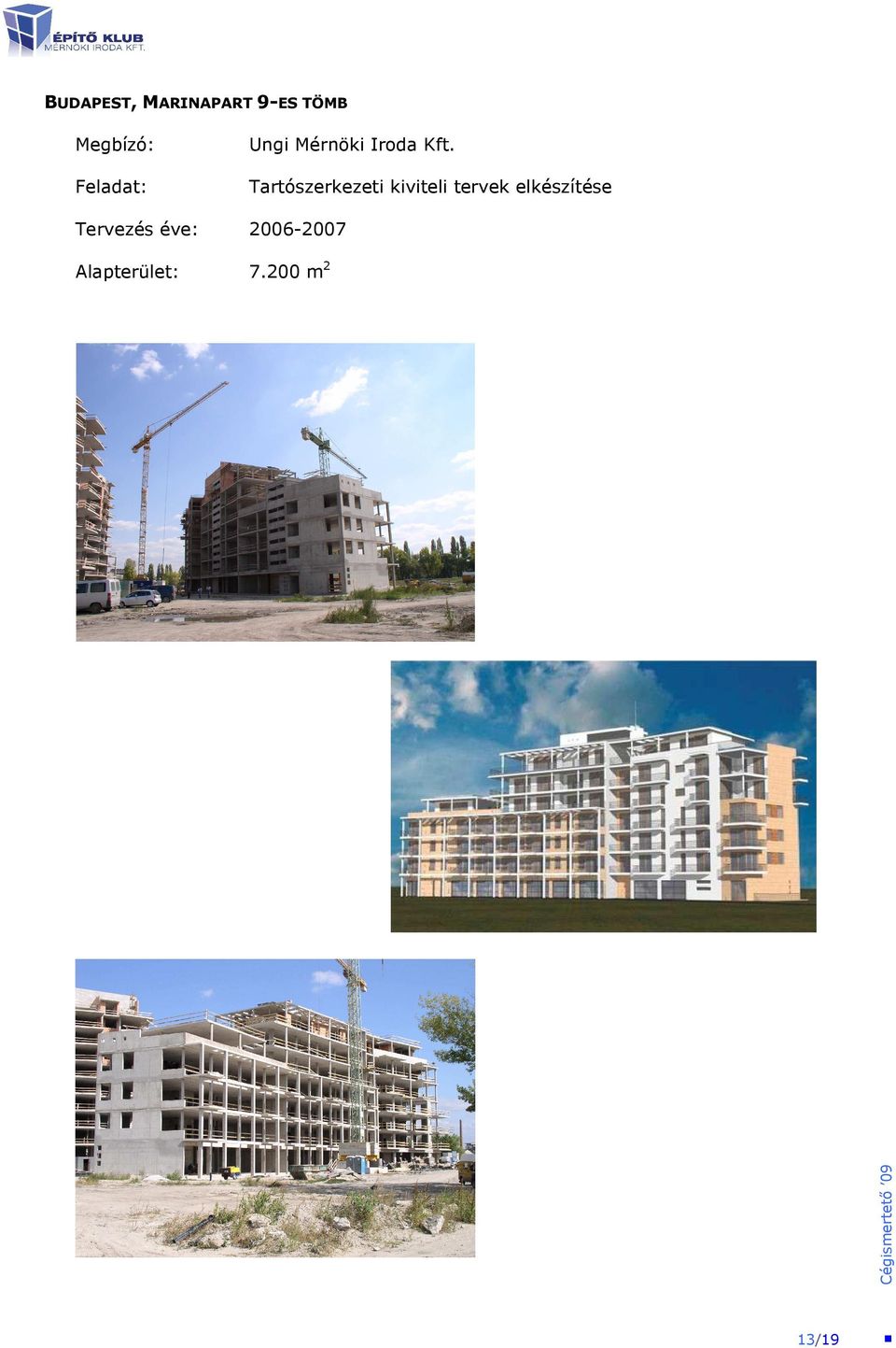 Tartószerkezeti kiviteli tervek