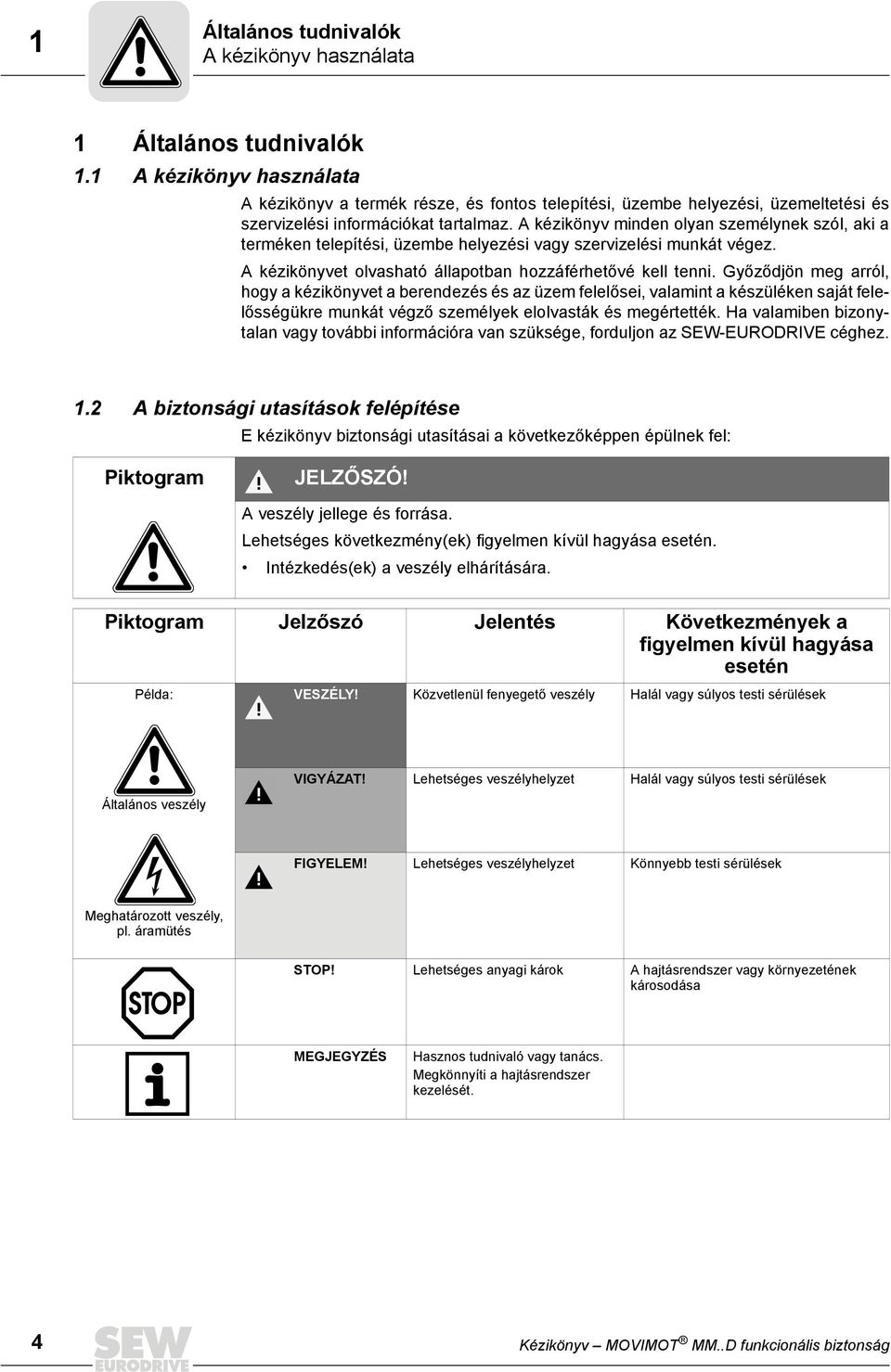 A kézikönyv minden olyan személynek szól, aki a terméken telepítési, üzembe helyezési vagy szervizelési munkát végez. A kézikönyvet olvasható állapotban hozzáférhetővé kell tenni.