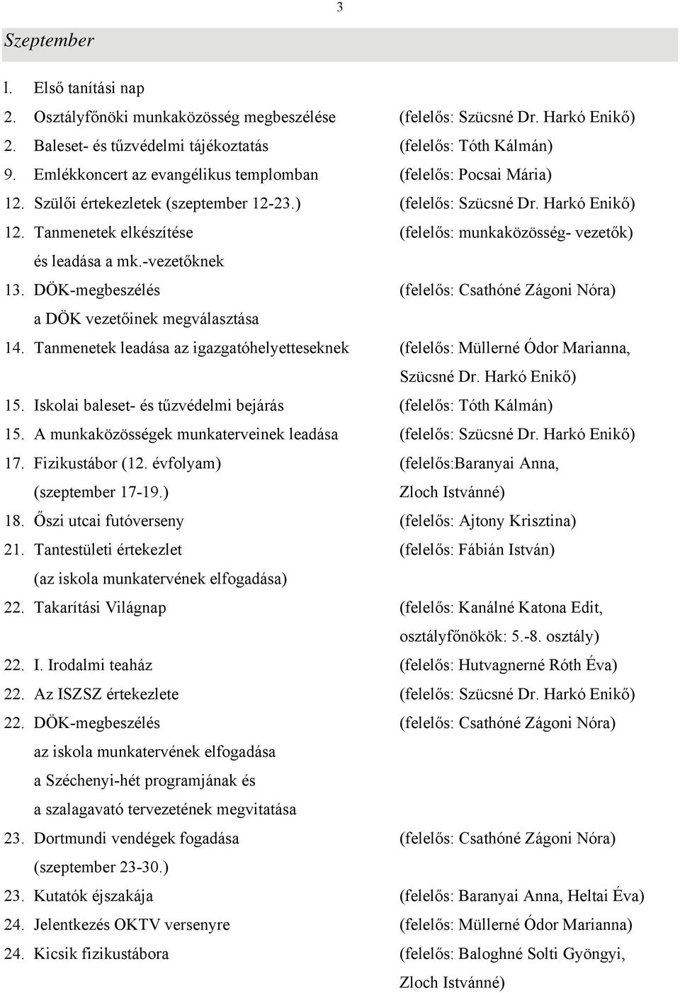 A Széchenyi István Gimnázium MUNKATERVE. a 2011/2012-es tanévre - PDF  Ingyenes letöltés