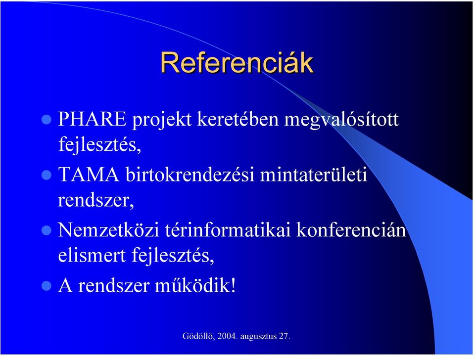 mintaterületi rendszer, Nemzetközi