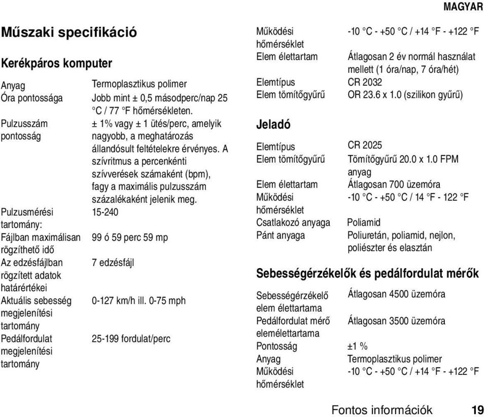 A szívritmus a percenkénti szívverések számaként (bpm), fagy a maximális pulzusszám százalékaként jelenik meg.