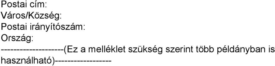 --------------------(Ez a melléklet