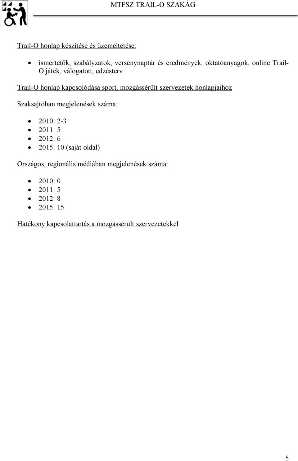 honlapjaihoz Szaksajtóban megjelenések száma: 2010: 2-3 2011: 5 2012: 6 2015: 10 (saját oldal) Országos,