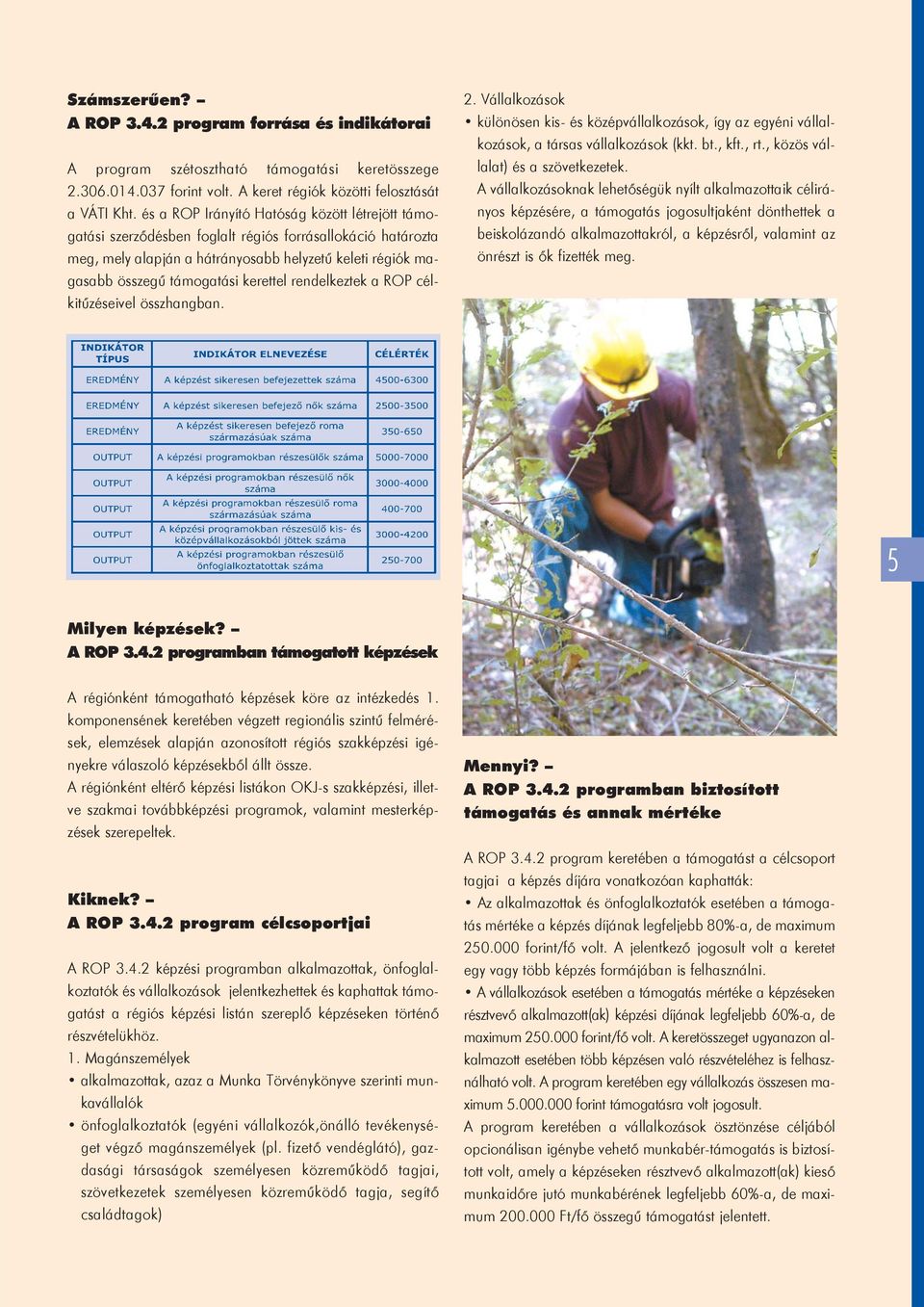kerettel rendelkeztek a ROP célkitûzéseivel összhangban. 2. Vállalkozások különösen kis- és középvállalkozások, így az egyéni vállalkozások, a társas vállalkozások (kkt. bt., kft., rt.
