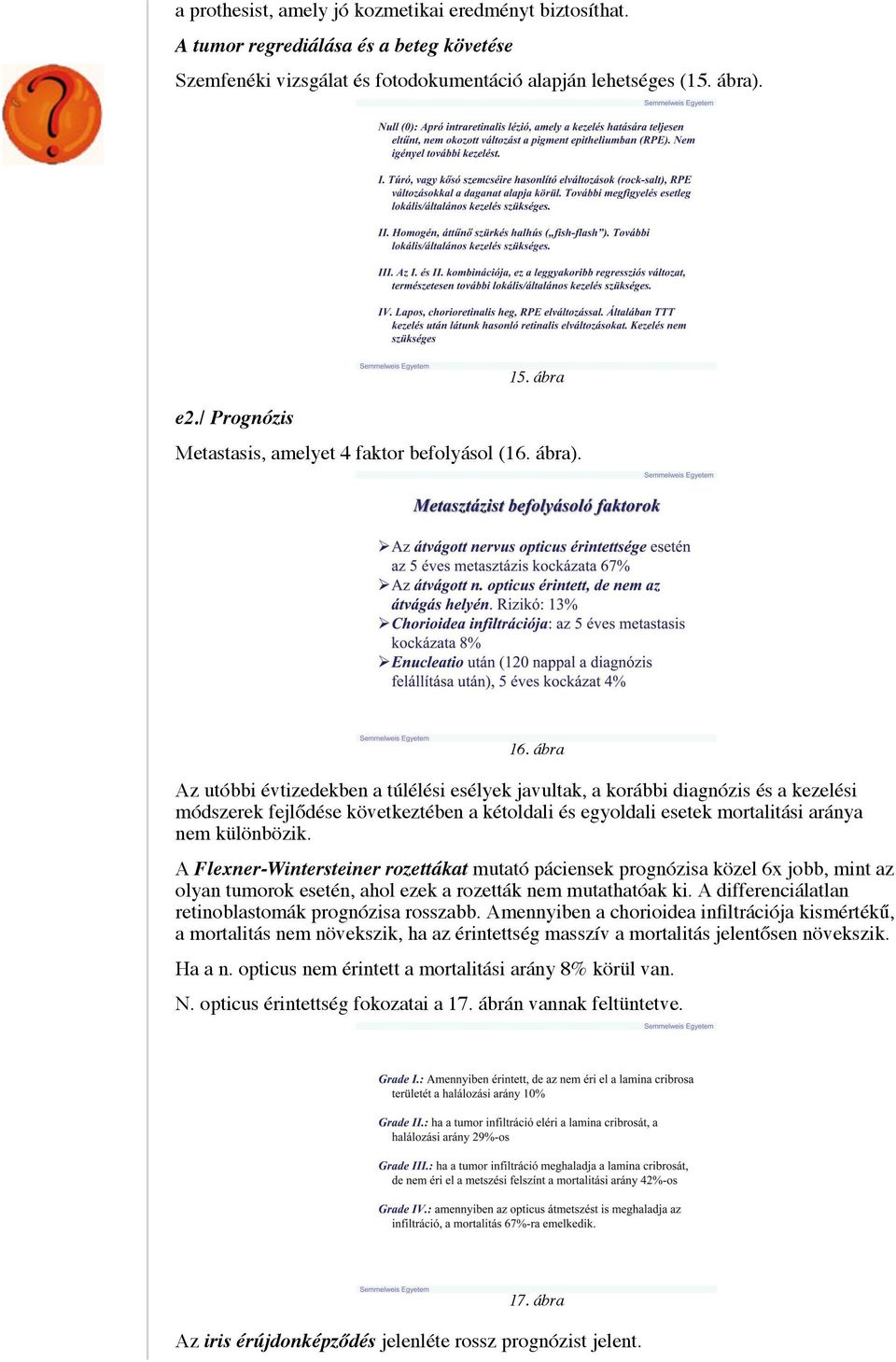 ábra Az utóbbi évtizedekben a túlélési esélyek javultak, a korábbi diagnózis és a kezelési módszerek fejlődése következtében a kétoldali és egyoldali esetek mortalitási aránya nem különbözik.