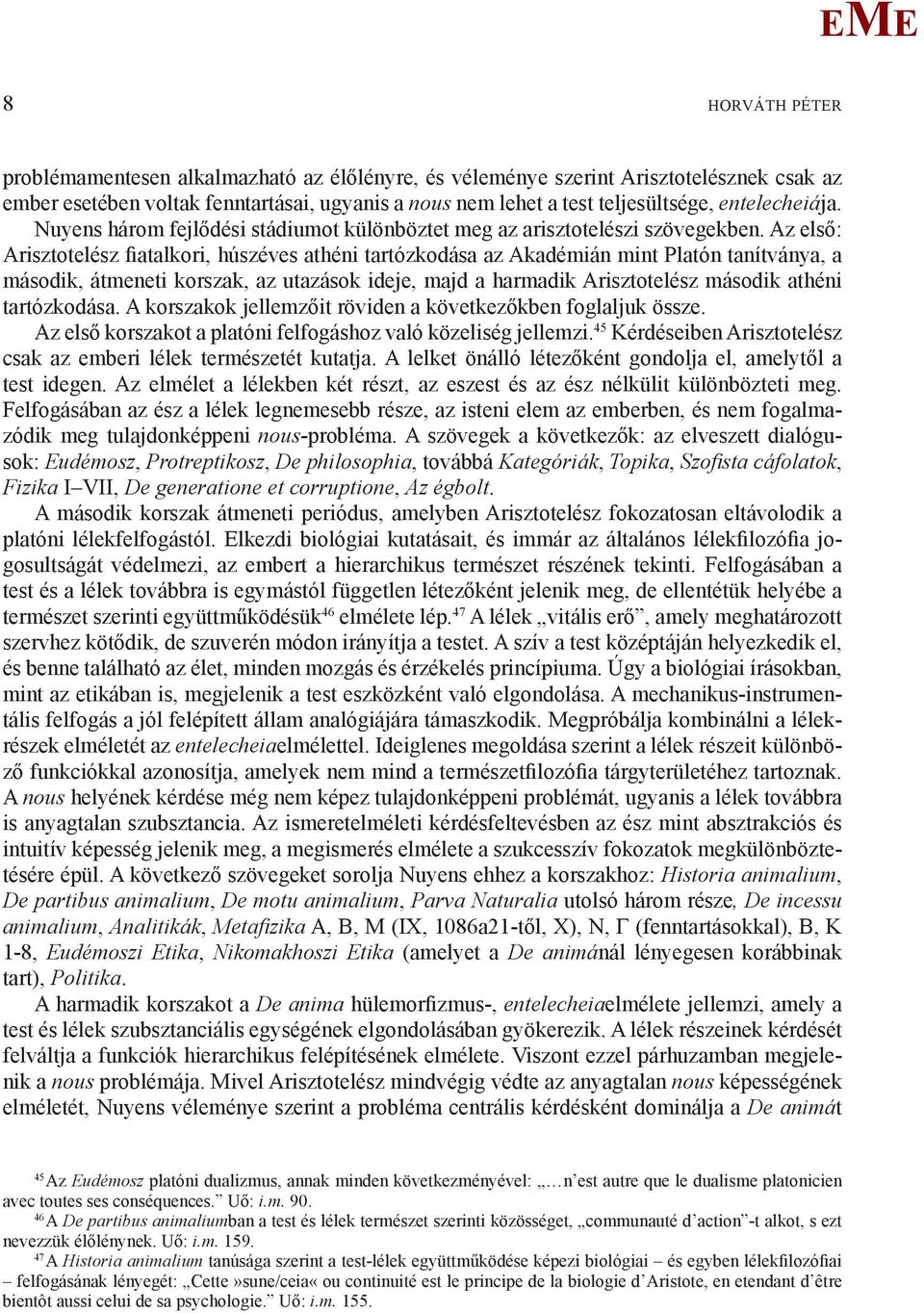 A lélekfilozófia értelmezési perspektívái a 20. századi Arisztotelész-irodalomban  - PDF Ingyenes letöltés