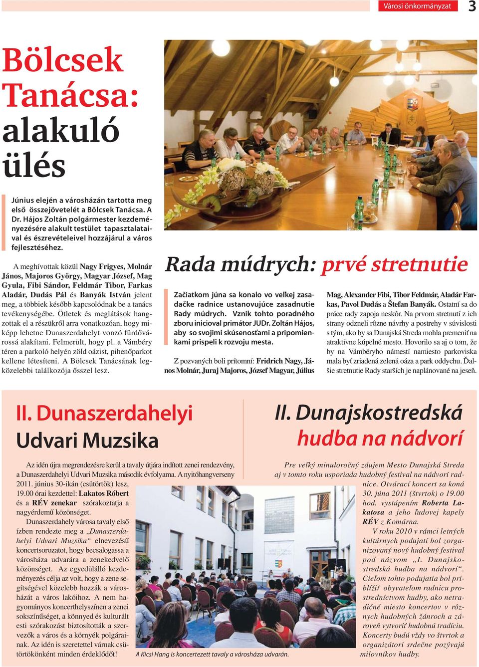 A meghívottak közül Nagy Frigyes, Molnár János, Majoros György, Magyar József, Mag Gyula, Fibi Sándor, Feldmár Tibor, Farkas Aladár, Dudás Pál és Banyák István jelent meg, a többiek később