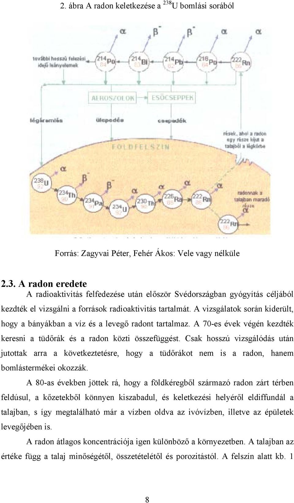 Csak hosszú vizsgálódás után jutottak arra a következtetésre, hogy a tüdőrákot nem is a radon, hanem bomlástermékei okozzák.
