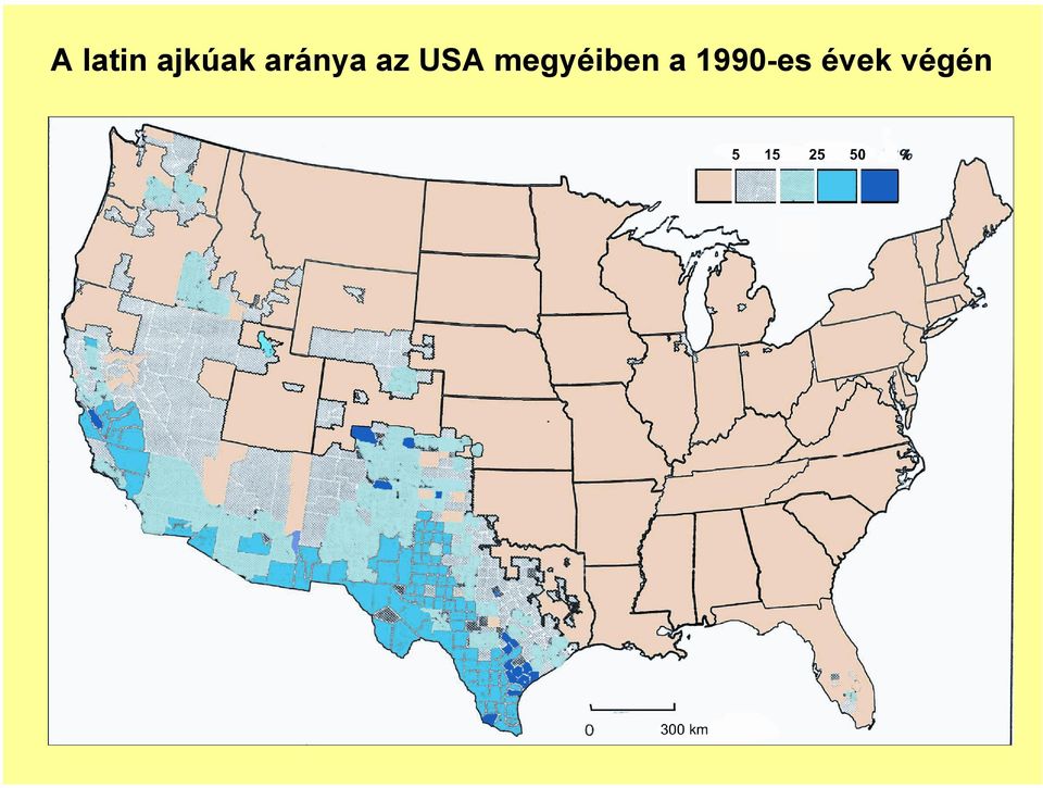 megyéiben a