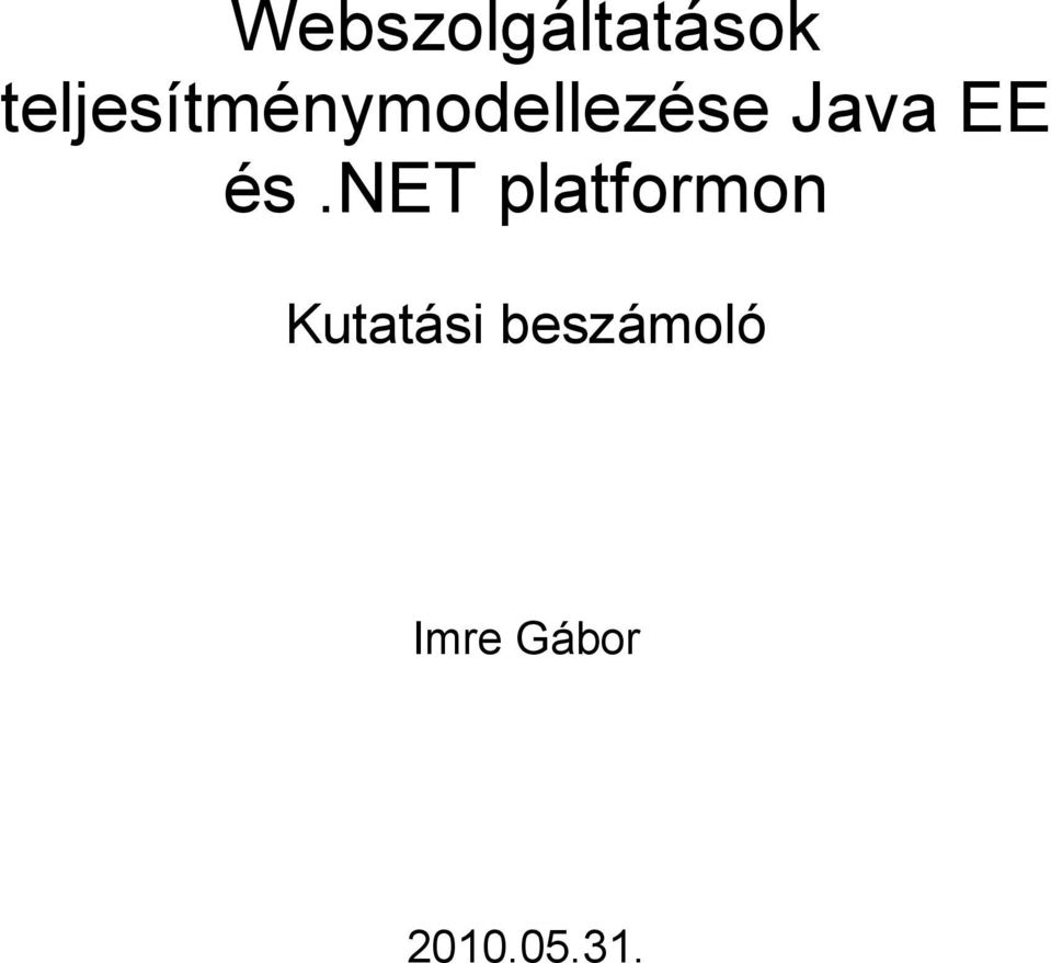Java EE és platformon