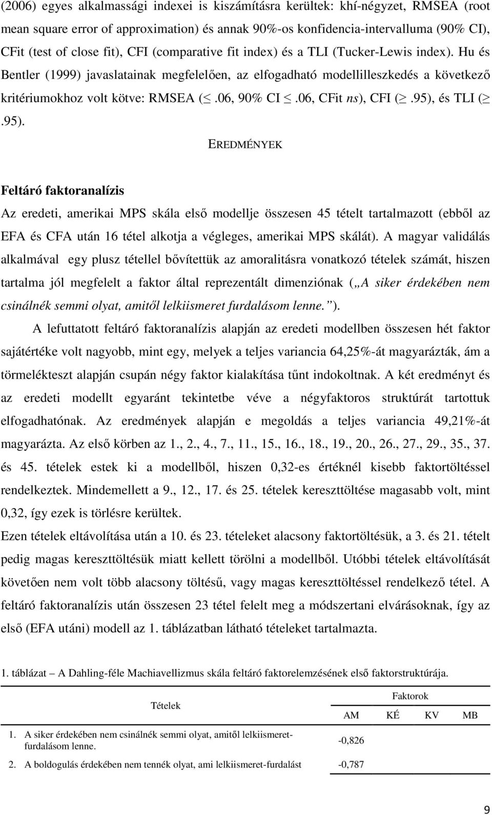 06, CFit ns), CFI (.95),