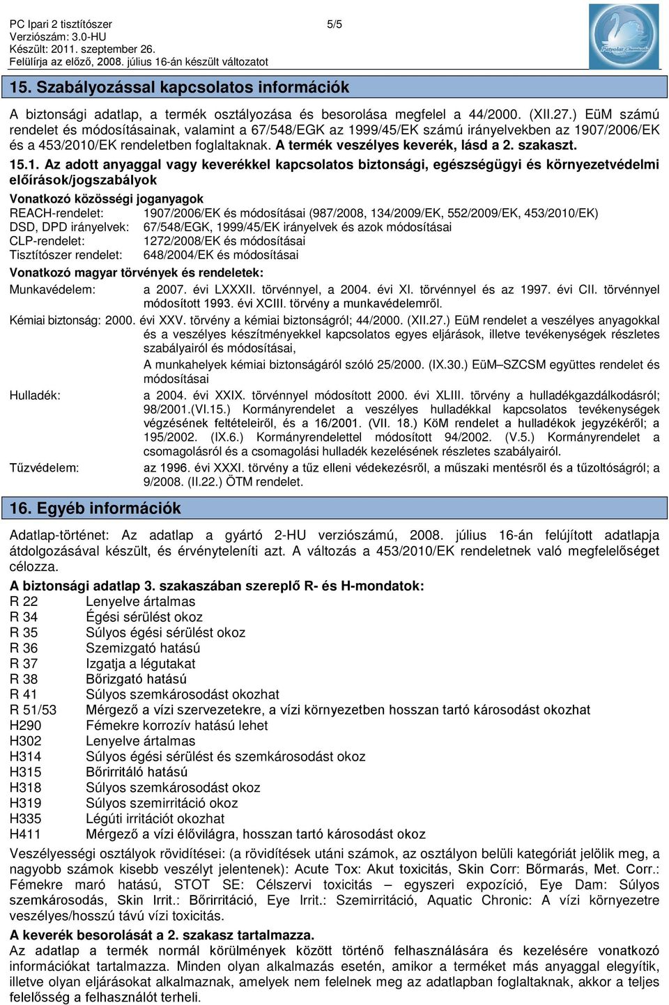 szakaszt. 15